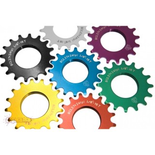 BLB - CroMo Bahnritzel - farbig