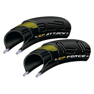 Continental - Grand Prix Attack II + Force II Faltreifen Set