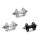 Paul Component - High Flange Track Hub Rear - Fixed/Free silver polished 32 h