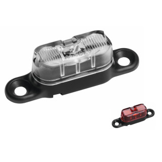 Busch & Müller - Toplight Line Small Dynamo Rear Light black, red glas