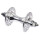 Halo - TK Track Hub front 24 h - black