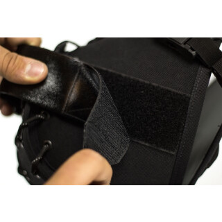 Restrap - Saddle Bag with Drybag - Small 8 liter black/orange