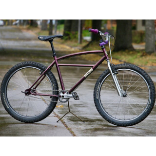 Wilde - Moto Cruiser - 26" MTB-Rahmenset + Lenker - Purple/ Chrome