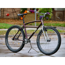 Wilde - Moto Cruiser - 26" MTB-Rahmenset + Lenker - Purple/ Chrome