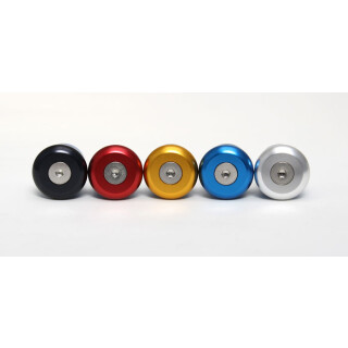 Nitto - EC-02 Bar End Caps - 22,2 mm for Flat Bar silver