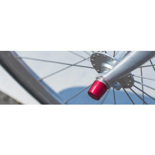 ABUS M5 Nutfix – écrou Antivol 31,8 Mm, Violet, Pour Sécuriser Roues De Vélo Et Accessoires