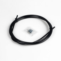 BLB - Bremzughülle - 2,5 m silber (geflochten)