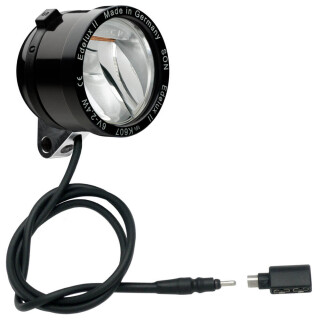 SON - LED Scheinwerfer Edelux II mit Koaxstecker u. SON-Koax-Adapter
