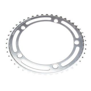 BLB - Super Pista Kettenblatt 144 Lochkreis - 1/8" silber 46 Zähne
