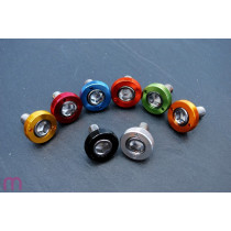 Goldsprint - Alloy Cup Crank Kurbelschrauben orange