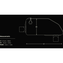 Apidura - Expedition Top Tube Pack - 1 L