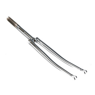 BLB - Flat Crown Fork - 1" threaded chrome