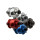 SON - SON 28 15 Nabendynamo Disc für 15 mm Steckachse - 6-Loch