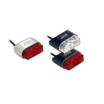 SON - Rücklicht für Schutzblech silber / rot...