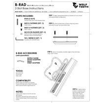 Wolf Tooth - B-RAD 2 Mounting Base Montageplatte