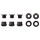 Wolf Tooth - Chainring Bolt Set for 5-Arm 1x Crank