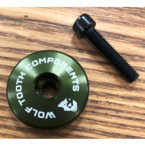 Wolf Tooth - Ultralight Stem Cap with Integrated 5 mm Spacer -  1 1/8"