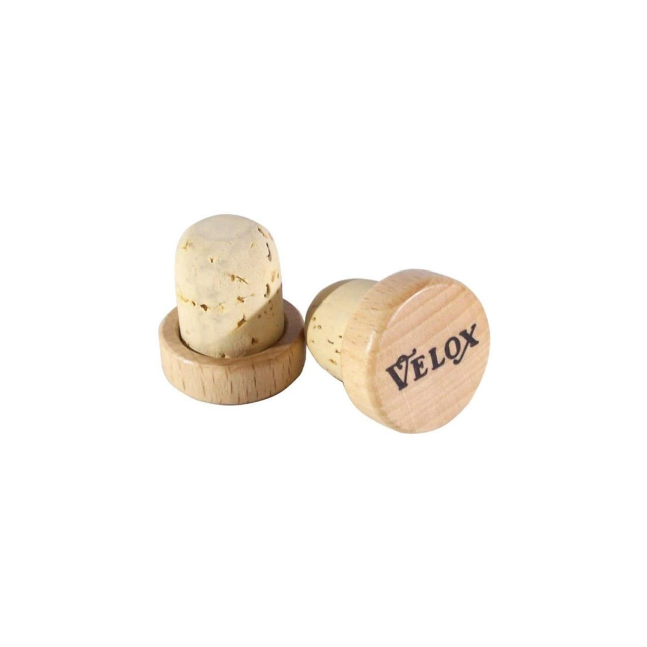 Velox Vintage Bar End Plugs wood/cork, 6,90