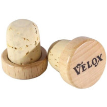 Velox - Vintage Lenkerstopfen Holz / Kork