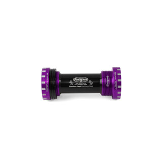 Hope - Bottom Bracket Innenlager Stainless für 24 mm Welle - 68 mm Road BSA lila