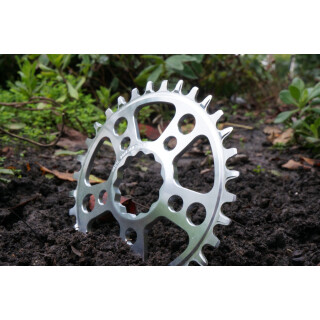White Industries - MR30 TSR 1x Chainring - Silver