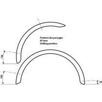 Gilles Berthoud - Stainless Steel Fenders silver - 700c x 50