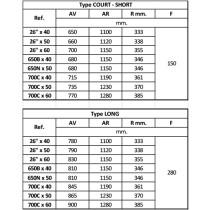 Gilles Berthoud - Edelstahl Schutzbleche silber - 700c x 60 kurze Version