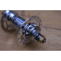 White Industries - Track Hub Rear - SIlver Polished 32 h - fixed/free