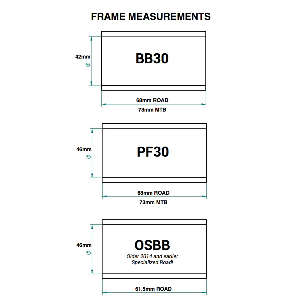 Praxis Works - Shimano Hollowtech Road Innenlager - BB30/PF30 68 mm, 64,90 €