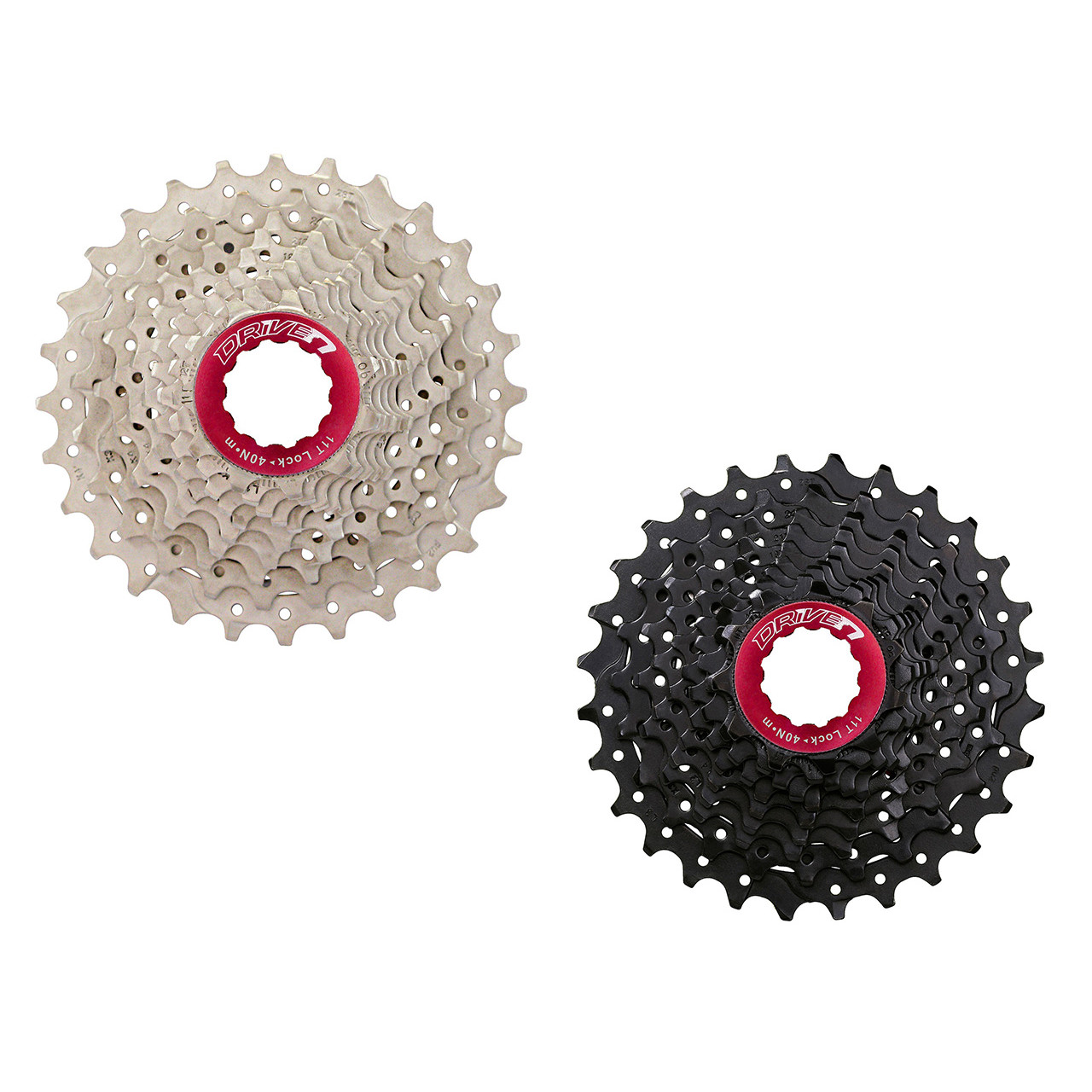 Sunrace Driven CSRX0 10-Speed Cassette – 11-28T, Black/Red, Fits Shimano/SRAM, Taiwan