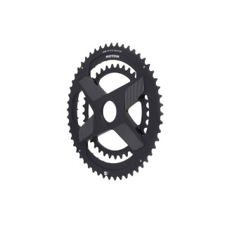 ROTOR - NoQ 2x Double Chainring Direct Mount  for ALDHU / VEGAST Crank - Round