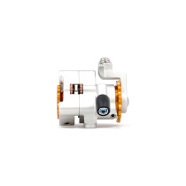 Paul Component - Flat Mount Klamper Bremssattel schwarz/orange short pull