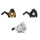 Paul Component - Flat Mount Klamper Disc Caliper all black short pull