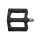 HT - Nano-P PA12A Plattform Pedals with Metall Pins - black