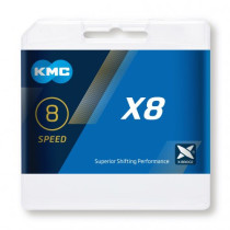 KMC - X8 Silver Kette - 6-/7-/8-fach