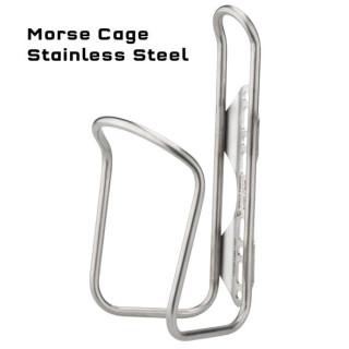 Wolf Tooth - Morse Cage Flaschenhalter - Stainless Steel