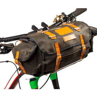 Carradice - Originals Barley Saddlebag - 9 L green (brown Straps)