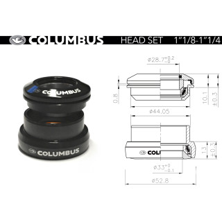 Columbus - Compass Headset 1 1/8"-1 1/4"" - ZS44/28,6 EC44/33