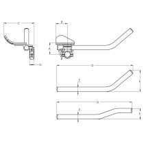Redshift - Quick-Release Aluminium Aerobars - S-Bend