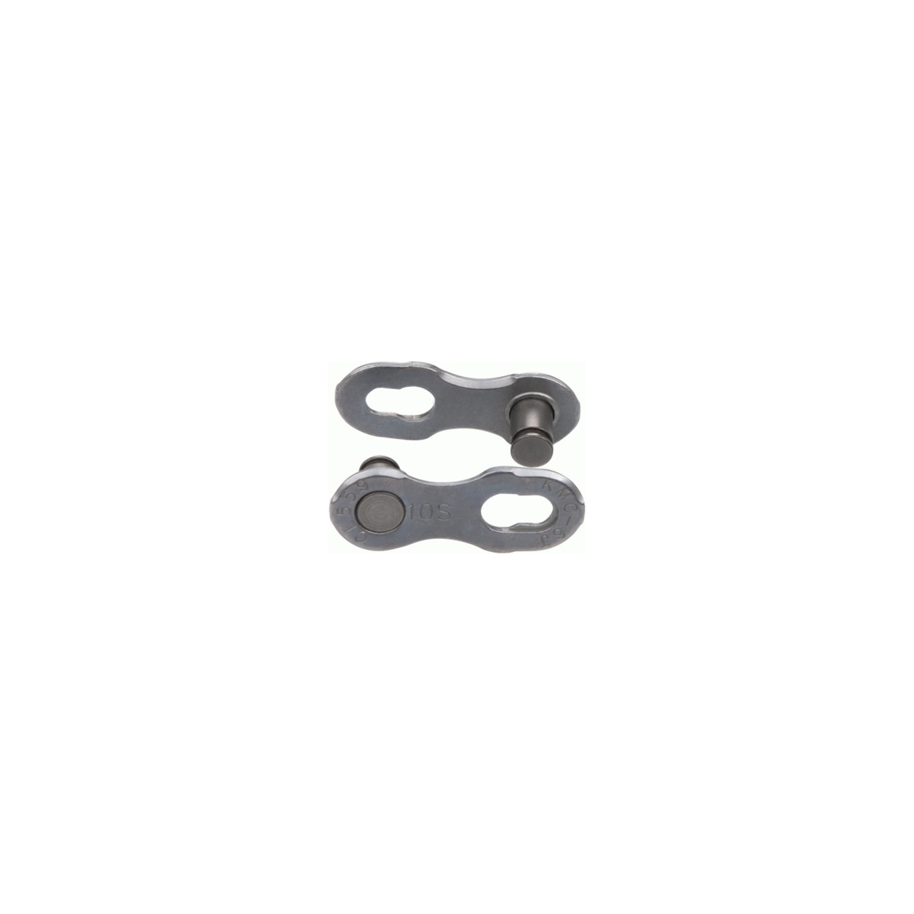 Chaîne De Vélo KMC X10 10 Vitesses - 114 Maillons, Compatible Shimano/Sram/Campagnolo, Argent/Noir