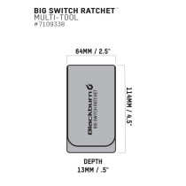 Blackburn - Big Switch Ratchet Multi Tool