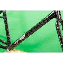 Crust Bikes - Desert Brat Frameset - Black & Khaki Crackle