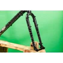Crust Bikes - Desert Brat Frameset - Black & Khaki Crackle