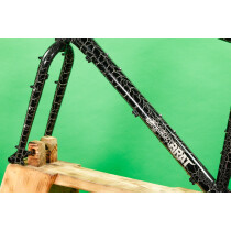 Crust Bikes - Desert Brat Frameset - Black & Khaki Crackle