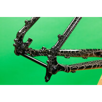 Crust Bikes - Desert Brat Frameset - Black & Khaki Crackle