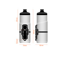 Fidlock - TWIST bottle 600 + bike base bottle holder clear
