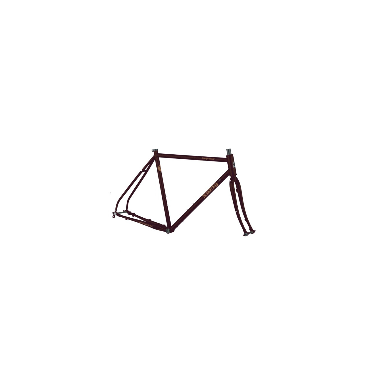 Surly - Midnight Special Frame Set - Black Cherry Fizz (2026), 948