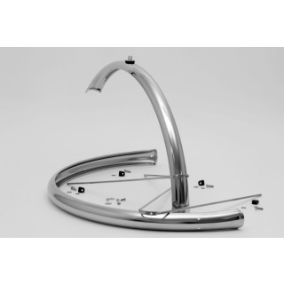 Gilles Berthoud - Edelstahl Schutzbleche silber - 650b x 60 kurze Version