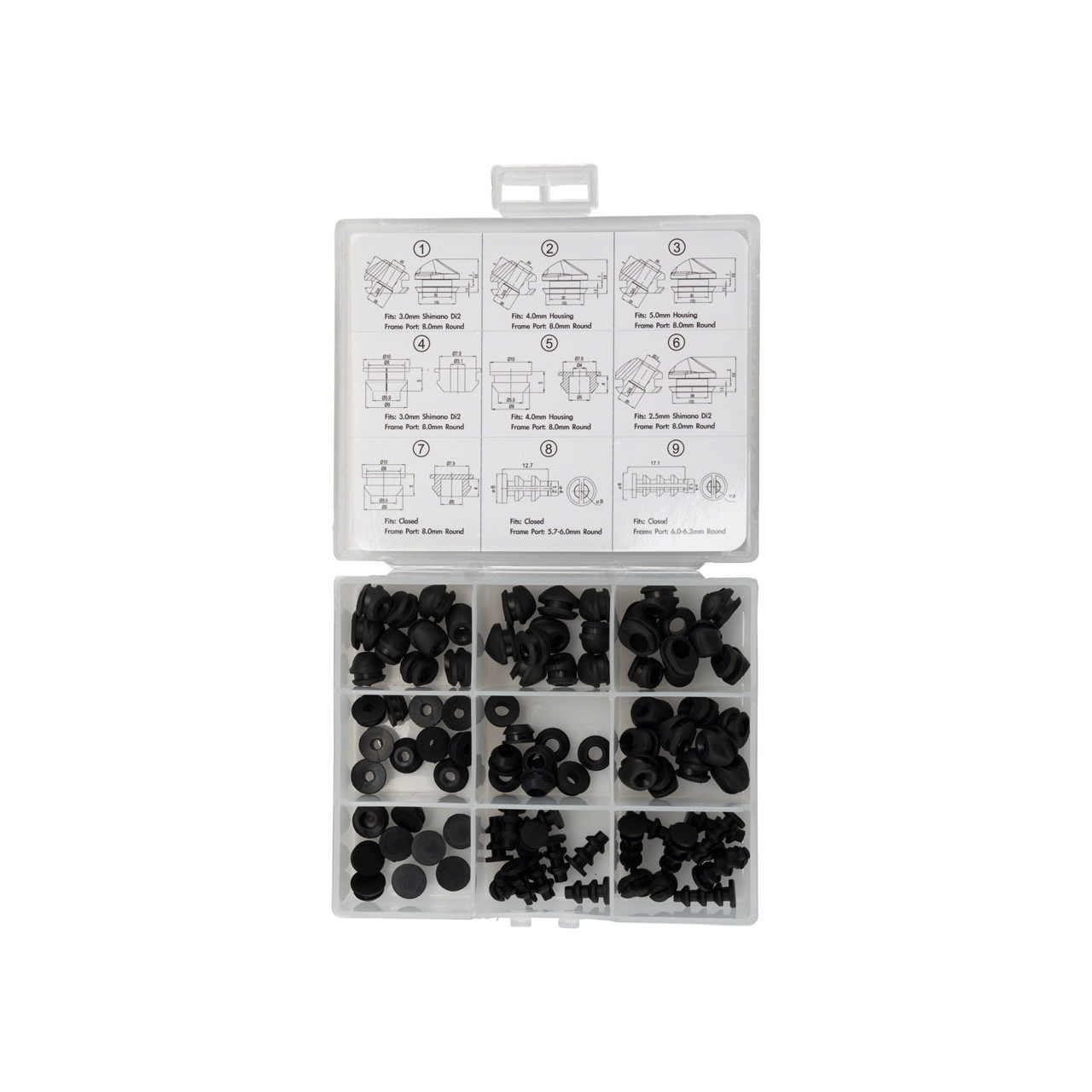 Jagwire Frame Plugs/Ports for internally routed Di2 cable / brake a