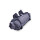 Acepac - Bar Harness Holster + Drybag - 16 L grau (mit roten Details) graues Drybag